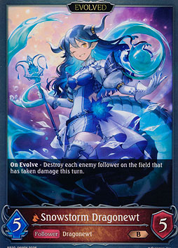 Snowstorm Dragonewt (Evolved)