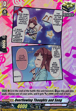 Overflowing Thoughts and Song