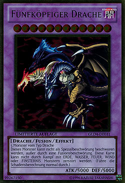 Fünfköpfiger Drache