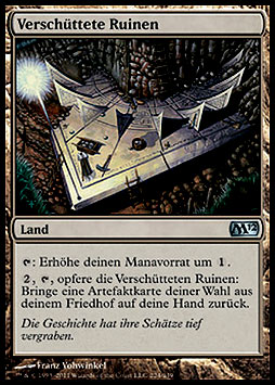 Verschüttete Ruinen