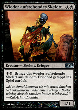 Wieder aufstehendes Skelett
