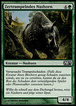 Zertrampelndes Nashorn