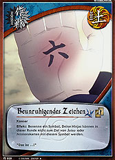 Beunruhigendes Zeichen
